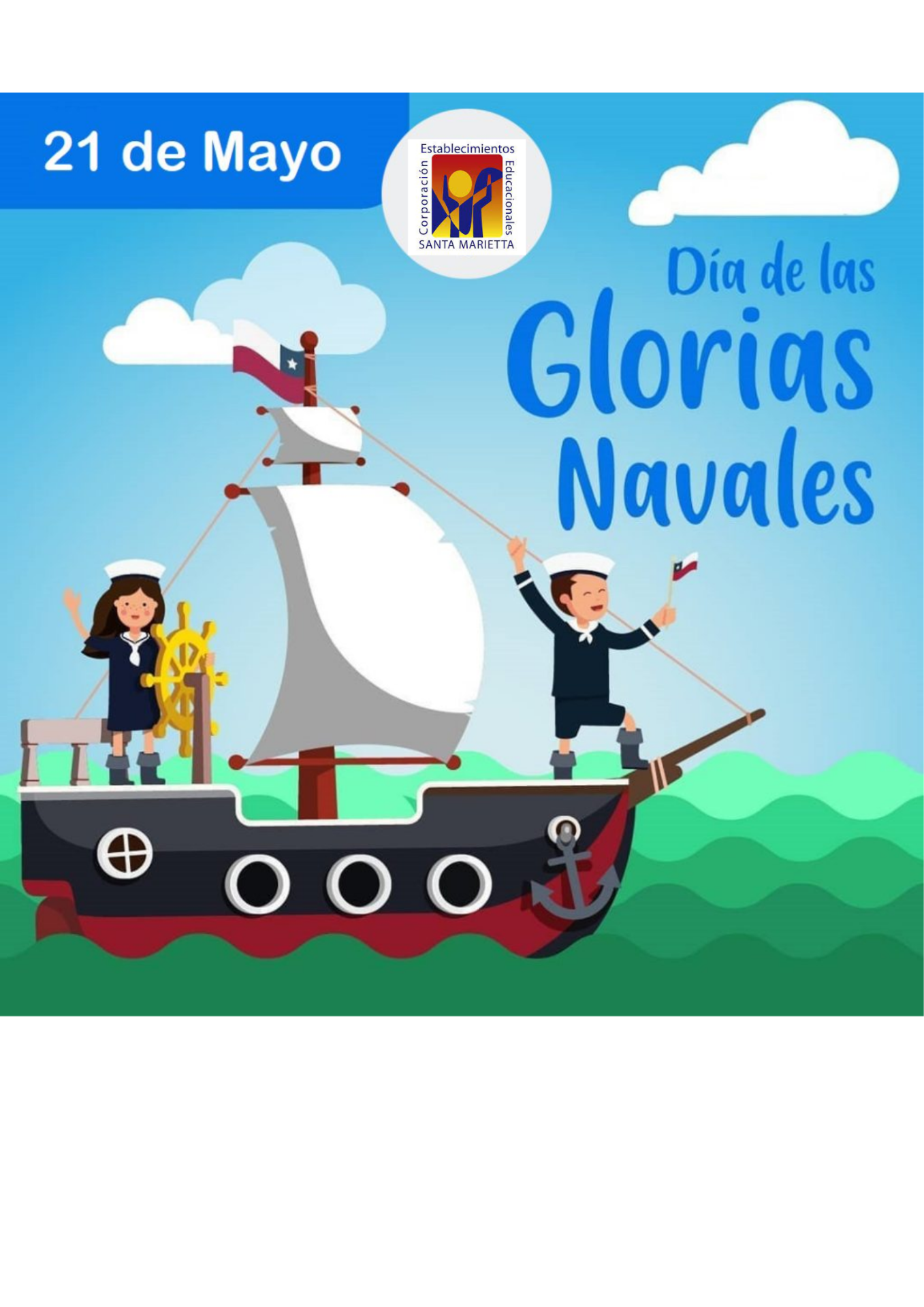 21 DE MAYO DÍA DE LAS GLORIAS NAVALES, UN SALUDO A NUESTROS APODERADOS DE LA ARMADA DE CHILE